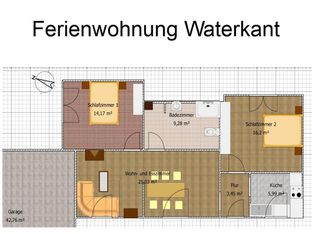 Ferienwohnung Waterkant Cappeler Niederstrich المظهر الخارجي الصورة
